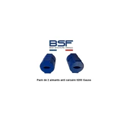 Aimant Anti Calcaire Magnétique 5200 Gauss BSF - pack de 2 aimants anti tartre adoucisseur d'eau - la qualité de la marque françai