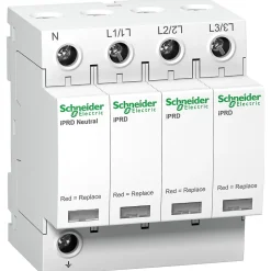 A9l20601 Schneider - Parafoudre Triphasé + Neutre De Type 2 Iprdr20r - 20ka - Report De Signalisation