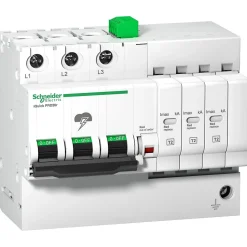 A9l16293 Schneider - Parafoudre Triphasé De Type 2 Autoprotégé - 40ka - Report De Signalisation
