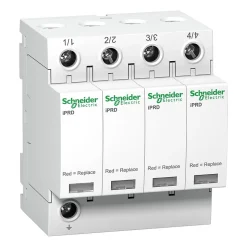 A9l40421 Schneider - Parafoudre Tétrapolaire De Type 2 Iprd40r - 40ka - Report De Signalisation