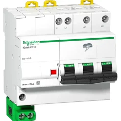 A9l16618 Schneider - Parafoudre Triphasé + Neutre De Type 2 Autoprotégé - 10ka - Report De Signalisation