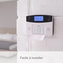 Alarme maison sans fil gsm 4G et 3 caméras wifi kit ip3