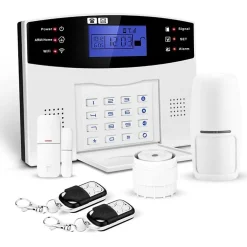 Alarme maison sans fil gsm 4G et 3 caméras wifi kit ip3