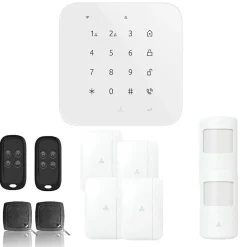 Alarme maison wifi et gsm 4g sans fil connectée casa- kit 5