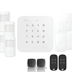 Alarme maison wifi et gsm 4g sans fil connectée casa- kit 4