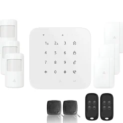 Alarme maison wifi et gsm 4g sans fil connectée casa- kit 3