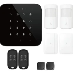 Alarme maison wifi et gsm 4G sans fil connectée Casa Noire - kit 2
