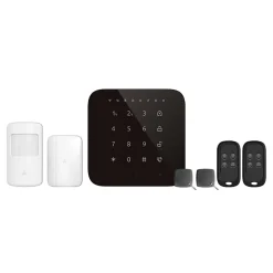 Alarme maison wifi et gsm 4G sans fil connectée Casa Noire - kit 1