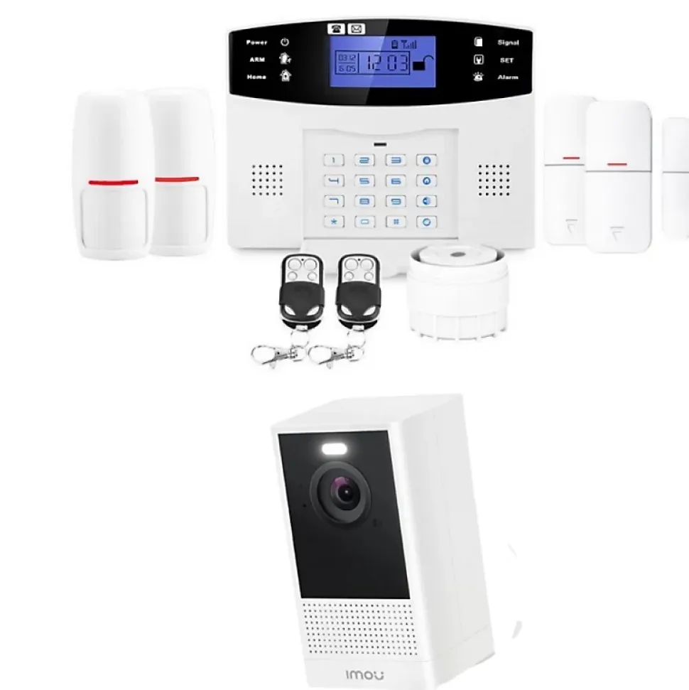 Alarme sans fil connectée gsm pour appartement lifebox evolution kit connecté 2