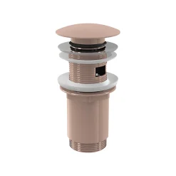Alca Bonde pour lavabo clic-clac 5/4 " Avec trop-plein, Rose Gold (A392-RG-P)
