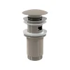 Alca Bonde pour lavabo clic-clac 5/4 " Avec trop-plein, Nickel (A392-N-P)