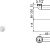 Alca Siphon de salle de bain 5/4' x DN40 (A434)