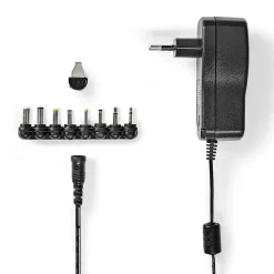 Alimentation 3 à 12V 1.5A - 8 embouts NEDIS