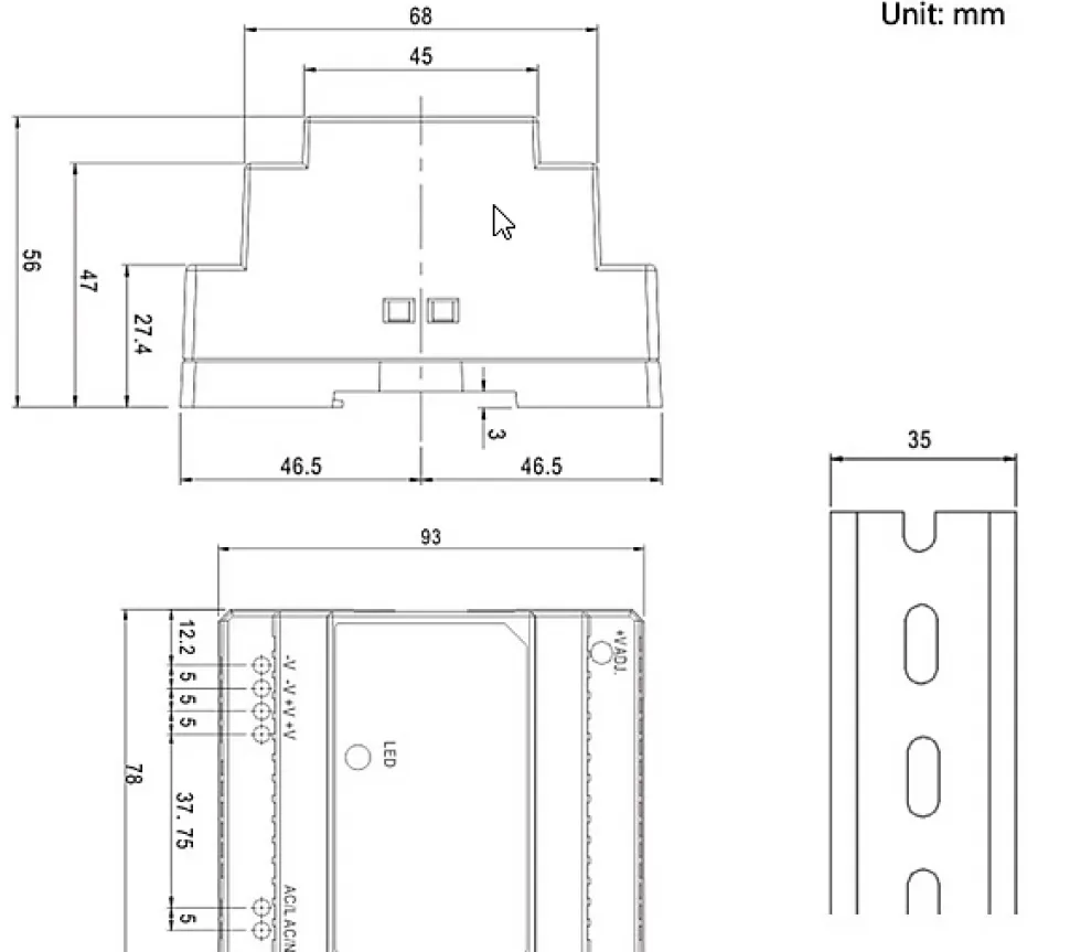 Alimentation modulaire 24v - 2,5a