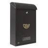 AMIG - Boîte aux lettres 2 - 400 x 250 x 100 mm - Acier - Noir