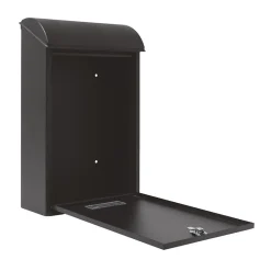 AMIG - Boîte aux lettres 2 - 400 x 250 x 100 mm - Acier - Noir