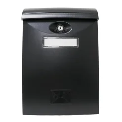 AMIG - Boîte aux lettres 7 - 345 x 240 x 105 mm - Plastique - Noir