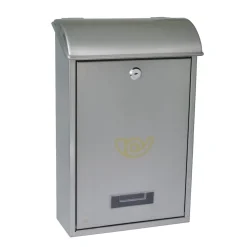 AMIG - Boîte aux lettres 2 INOX - 400 x 250 x 100 mm - Acier inoxydable - Inoxydable