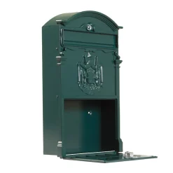 AMIG - Boîte aux lettres 4 - 400 x 240 x 80 mm - Aluminium - Vert