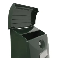 AMIG - Boîte aux lettres 7 - 345 x 240 x 105 mm - Plastique - Vert