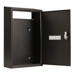 AMIG - Boîte aux lettres 5 - 400 x 250 x 100 mm - Acier - Noir