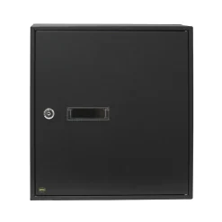 AMIG - Boîte aux lettres 6 - 400 x 360 x 100 mm - Acier - Noir