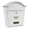 AMIG - Boîte aux lettres 1 - 370 x 360 x 105 mm - Acier - Blanc