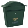 AMIG - Boîte aux lettres 1 - 370 x 360 x 105 mm - Acier - Vert