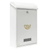AMIG - Boîte aux lettres 2 - 400 x 250 x 100 mm - Acier - Blanc