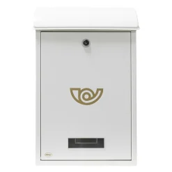 AMIG - Boîte aux lettres 2 - 400 x 250 x 100 mm - Acier - Blanc