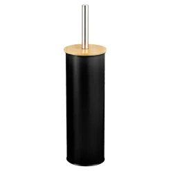 AMIG - Brosse toilette NATURLINE - 95 x 380 mm - Acier / Bambou - Noir