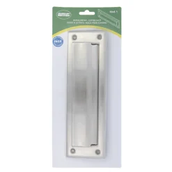 AMIG - Entrée de boîte aux lettres 1 - 254 x 78 mm - Acier inoxydable - Inoxydable