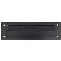 AMIG - Entrée de boîte aux lettres 1 - 254 x 78 mm - Acier - Noir