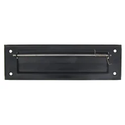 AMIG - Entrée de boîte aux lettres 1 - 254 x 78 mm - Acier - Noir