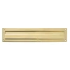 AMIG - Entrée de boîte aux lettres 2 - 342 x 73 mm - Laiton - Poli