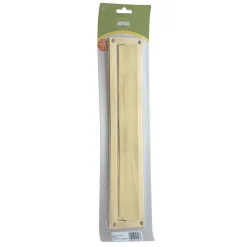 AMIG - Entrée de boîte aux lettres 2 - 342 x 73 mm - Laiton - Poli
