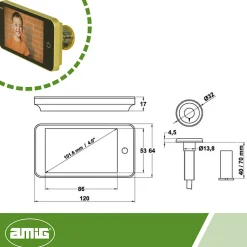 AMIG - Judas numérique DW 4.0 - 4'' - Or