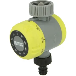 AMIG - Programmateur d'arrosage manuel R42 - 60 x 80 mm - ABS + Caoutchouc - Vert pistache-Noir