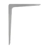AMIG - Équerre 4 - 150 x 100 mm (6'' x 4'') - Aluminium - Gris métalisé