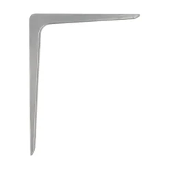 AMIG - Équerre 4 - 150 x 100 mm (6'' x 4'') - Aluminium - Gris métalisé