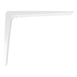AMIG - Équerre 4 - 300 x 200 mm (12'' x 8'') - Aluminium - Blanc