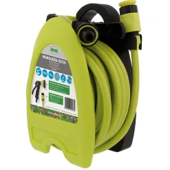 AMIG - Tuyau enrouleur 2074 - 10 m - PVC - Vert pistache