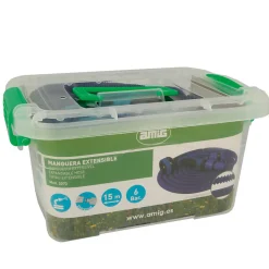 AMIG - Tuyau extensible 2072 - 15 m - Bleu