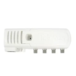 Amplificateur intérieur automatique TV 3 sorties + filtre - Fiche FR/SH