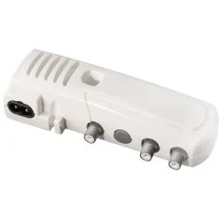 Amplificateur intérieur TV 2 sorties réglables, UHF/VHF - Fiche F