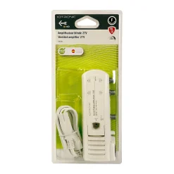 Amplificateur TV 22dB 2 TV 4G/5G, connexion F, gain réglable