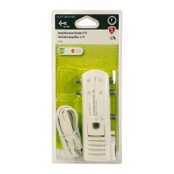 Amplificateur TV 18dB 4 TV 4G/5G, connexion F, gain réglable