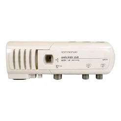 Amplificateur TV 22dB 2 TV 4G/5G, connexion IEC