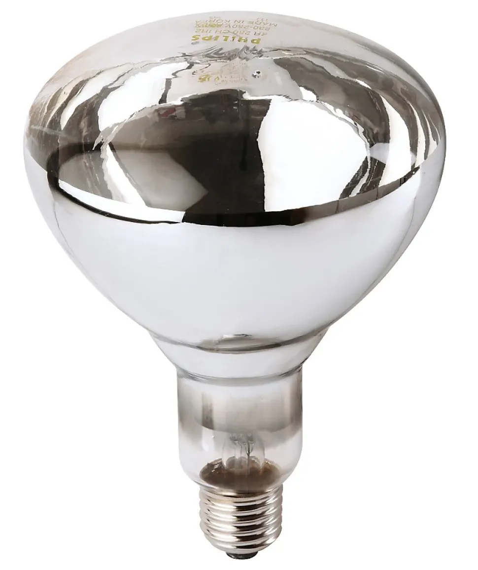 Ampoule PHILIPS IR à vis blanche 250W