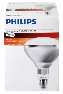 Ampoule PHILIPS IR à vis blanche 150W